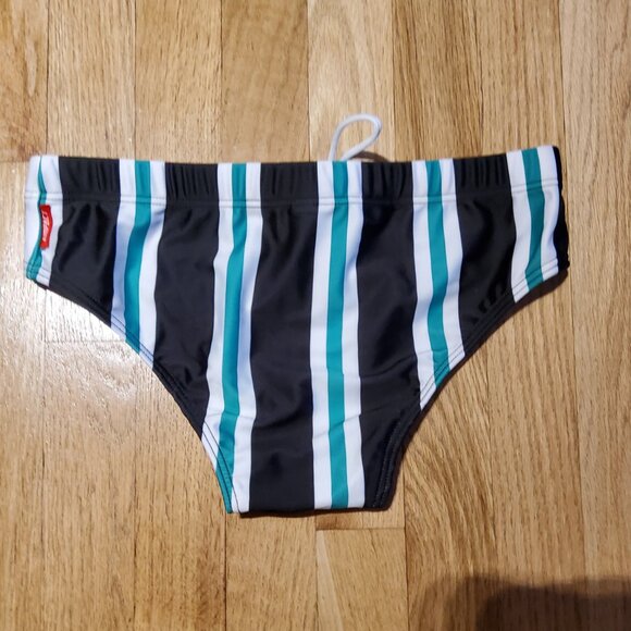 NWOT AIMPACT Men's Swimwear Briefs Beach Surf Drawstring Quick Dry Swim Briefs - Picture 2 of 7